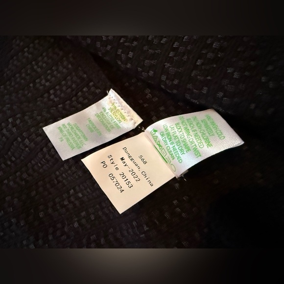 Lilly Pulitzer Tatum BLACK Fringe Hem Open Cardigan Sweater Women’s Size S - Picture 11 of 15